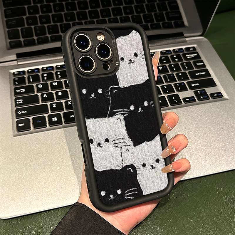 แมวน่ารัก เคส  OPPO A7 A5s A12 A11K A15 A15s A35 A16 A16s A54s A17 A17K A9 2020 A5 2020 A11X A11 A31 2020 A8K A52