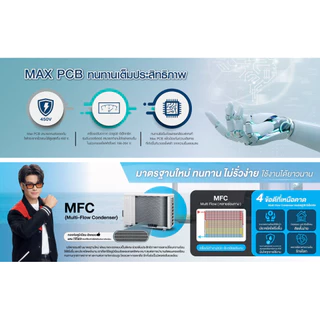 MITSUBISHI เครื่องปรับอากาศ MR.SLIM ขนาด 9200-18000 BTU ระบบ Inverter กรอง PM 2.5 รุ่น MSY-KAVF Air Conditioner แอร์