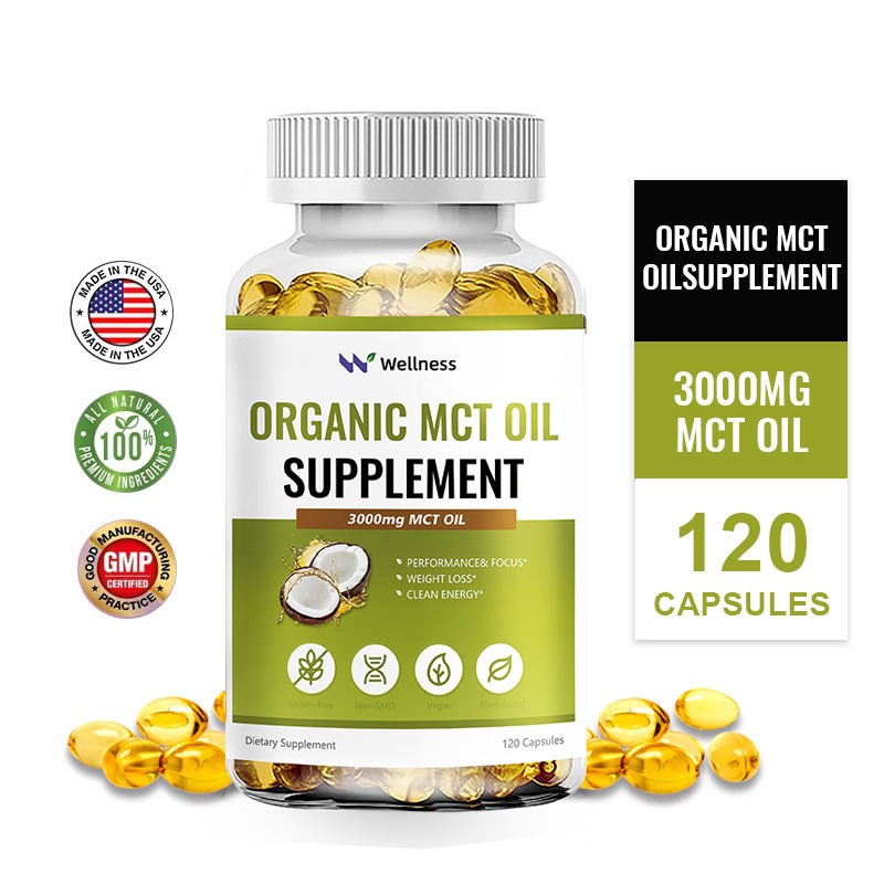 Wellness MCT Oil น้ำมัน MCT - ผลิตจากมะพร้าวออร์แกนิก 100% - ไม่ใช่จีเอ็มโอ ผ่านการสกัดเย็น รองรับการเผาผลาญ ส่งเสริมการ