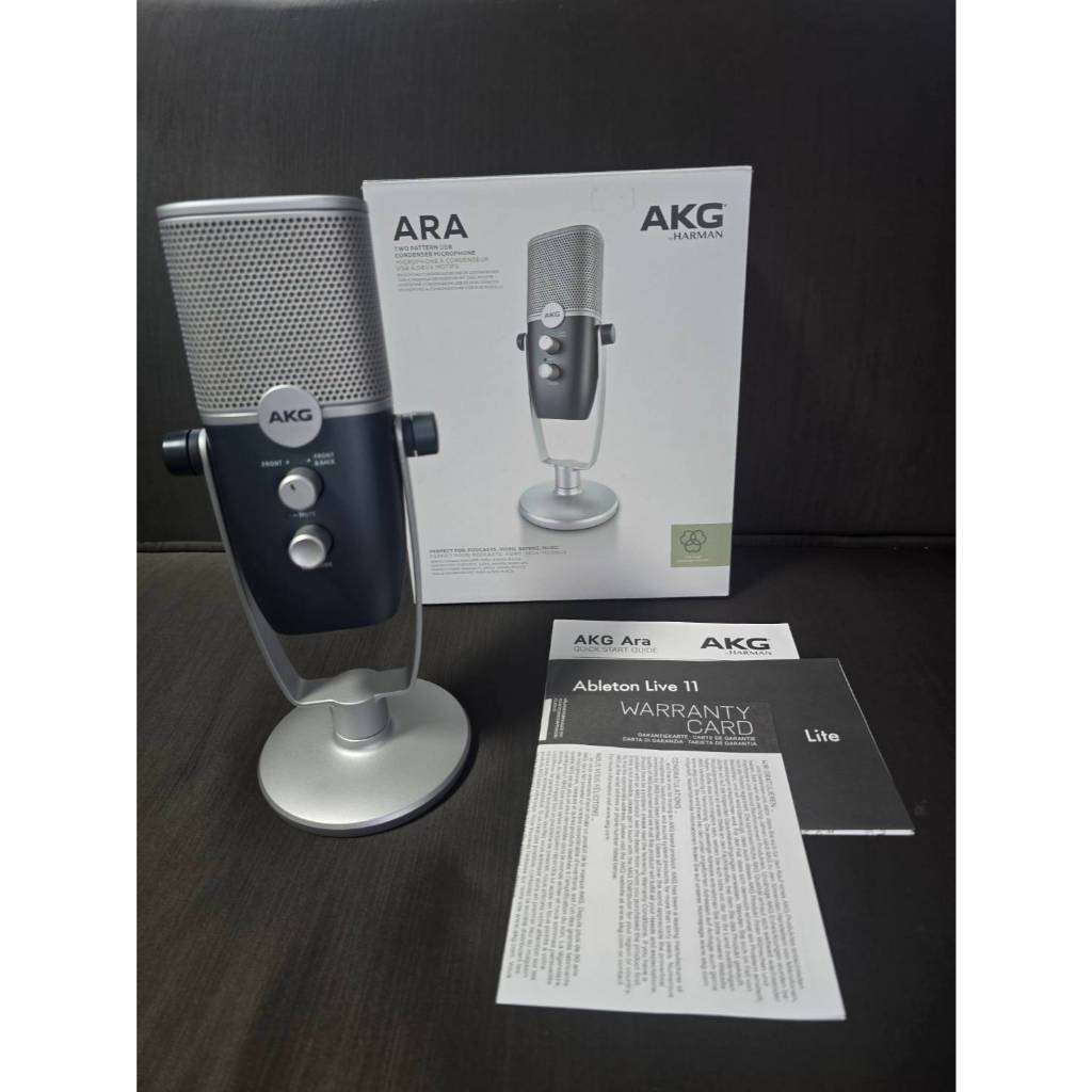 AKG รุ่น ARAไมโครโฟน USB สำหรับpodcast streaming สินค้าจากศูนย์แท้100% มีใบรับประกัน**สภาพนางฟ้า ซื้