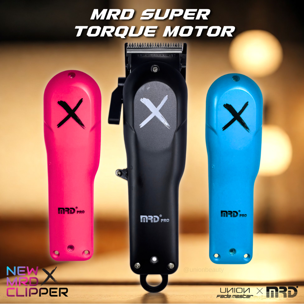 ใหม่!!! ปัตตาเลี่ยนMRD PRO X Super Torque Motor clipper เปลี่ยนกรอบได้ 3สี