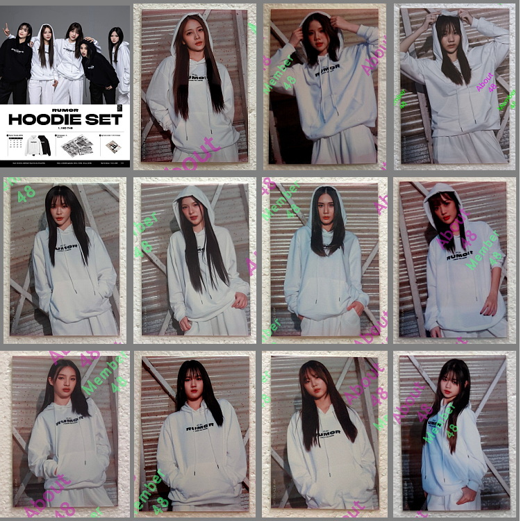 Rumor แอคพิเศษ A เสื้อฮู๊ด  BNK48 ฮูพ เฟม เอิร์น เกรซ พีค แจนรี่ แพท มิชา Bnk รูปพิเศษ Hoodie