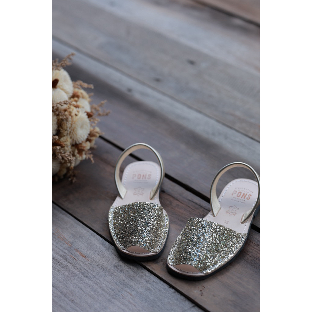 รองเท้า Pons รุ่น 510 สี Glitter Champan(G-010)