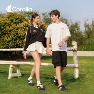 【รองเท้าคู่รัก】Corolla Ace Shoes รองเท้าผ้าใบลำลองส้นแบน สำหรับผู้ชาย และผู้หญิง ระบายอากาศดี ทนทาน ยืดหยุ่น