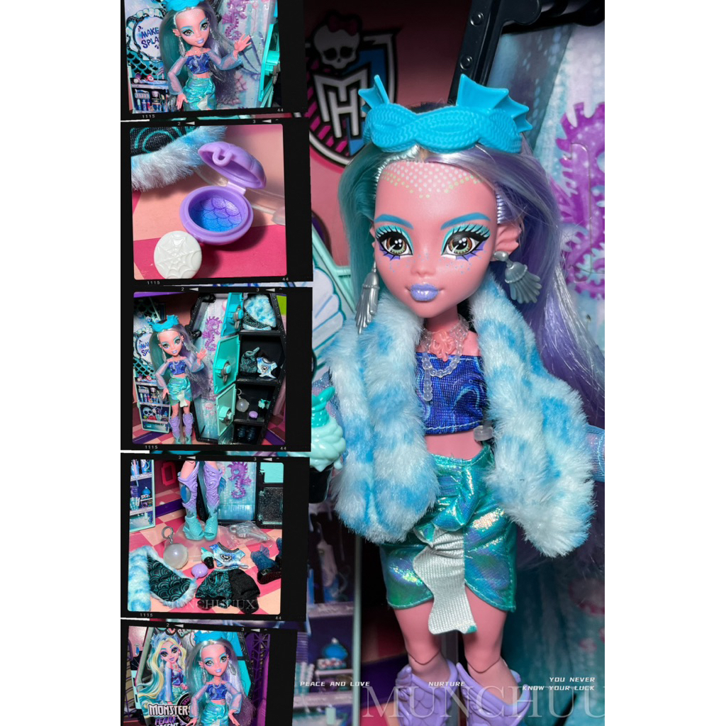 มอนสเตอร์ไฮ Monster High 🪼Lagoona Blue Skulltimate Secrets Fearidescent🏝️