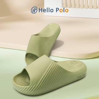 Hello Polo รองเท้าแตะผู้หญิง สลิปเปอร์นุ่มๆ เบาสบาย กันลื่นและทนทาน ลายอุ้งเท้าแมว รองเท้านิ่มเหมือนเหยียบอึ HP8014