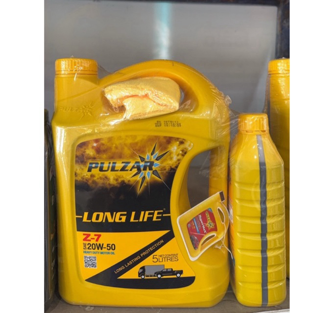 น้ำมันเครื่อง Pulzar Longlife Z-7 SAE 20W-50 5+1 ลิตร
