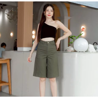 กางเกงยีนส์ 5 ส่วน ผ้ายีนส์ยืด Cotton ยาว 22นิ้ว