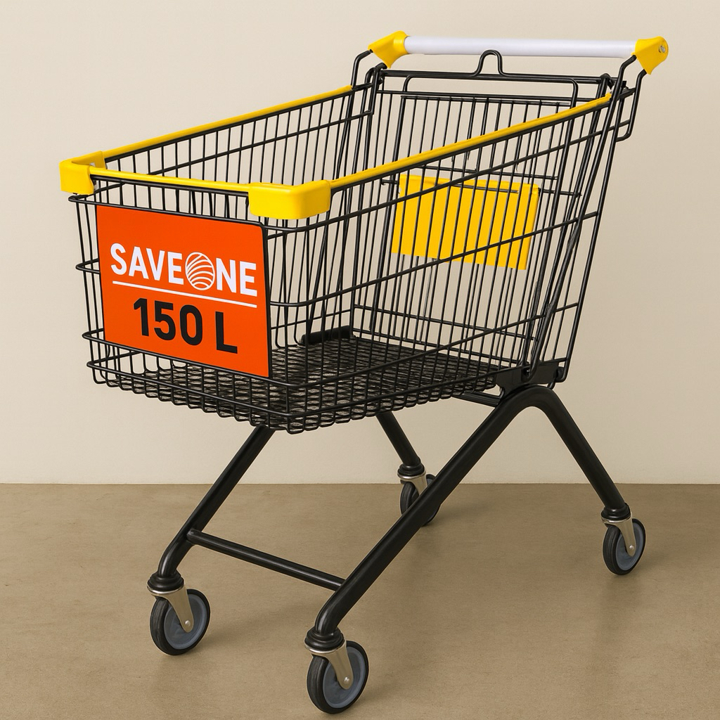 รถเข็นช้อปปิ้ง (Shopping Cart) 60 ลิตร 100 ลิตร 150 ลิตร