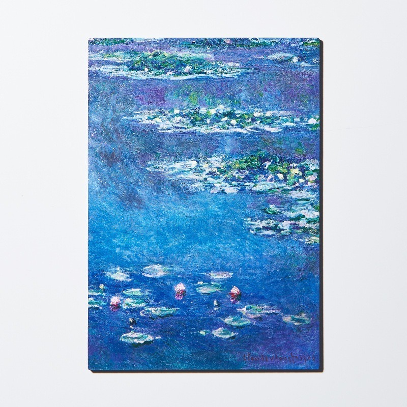 WOOD POSTCARD 3D prints: Monet Water Lilies