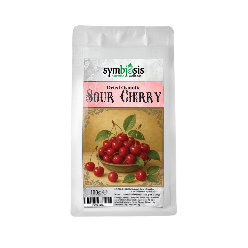 Symbiosis l Dried Osmotic Sour Cherry |เชอร์รี่เปรี้ยวออสโมติก 100g