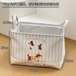 พร้อมส่ง ตะกร้าใส่ผ้า ลายน้องหมา Dashshund น่ารักสุดๆ ใส่ผ้า เก็บของ หรือตกแต่งห้องก็น่ารัก