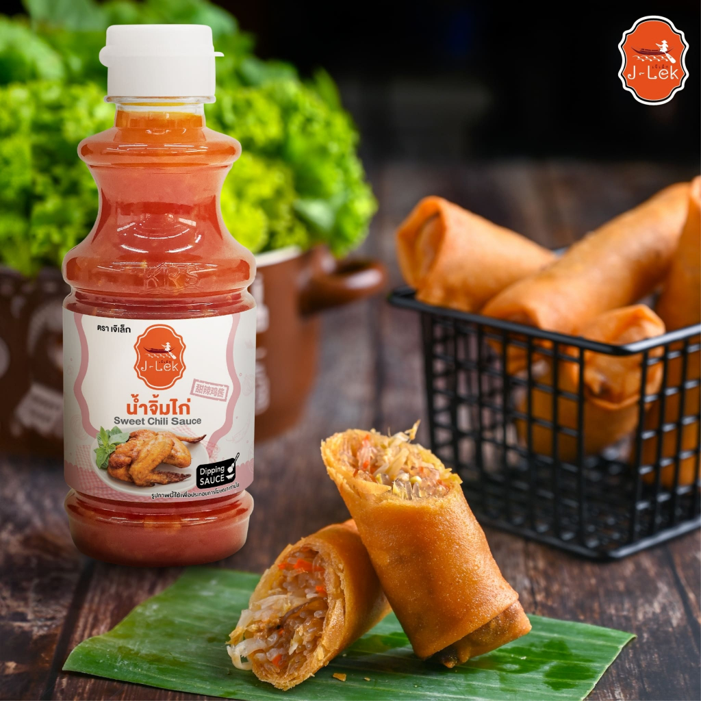 J-Lek (เจ๊เล็ก) น้ำจิ้มไก่ ขนาด 245 กรัม รสชาติกลมกล่อม