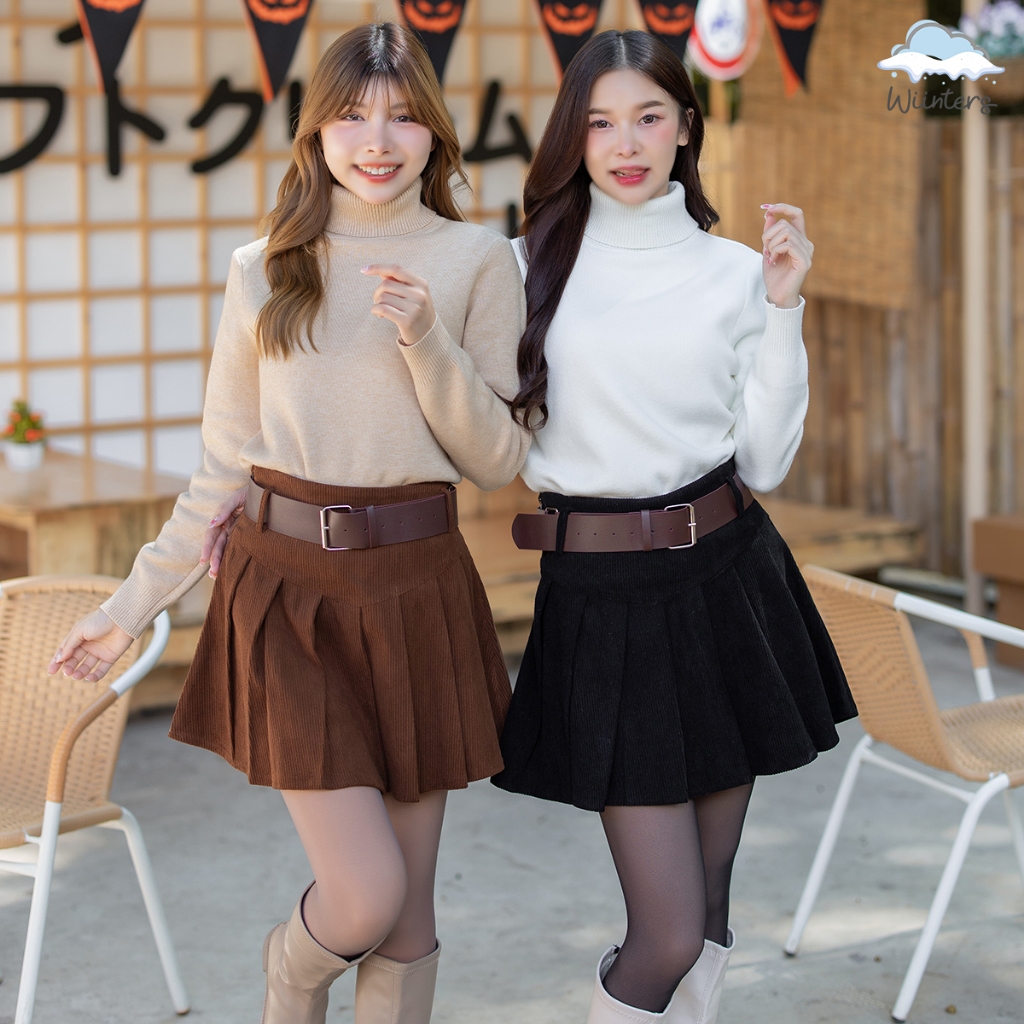 [ Ivana Turtleneck Sweater – E32 ]​ 6 สี I เสื้อคอเต่าบุขน เสื้อบุขน กันหนาวติดลบ ผ้าหนา และ นุ่ม
