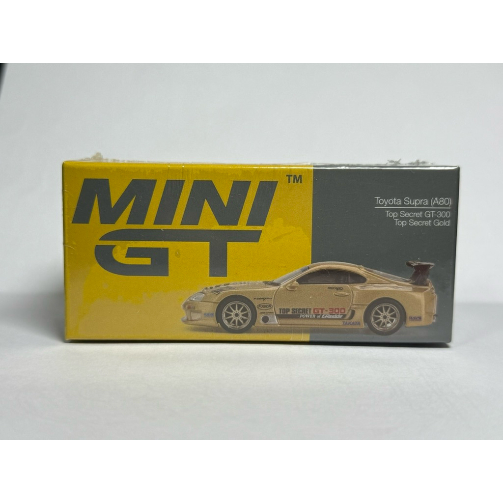 MINI GT No.961 Toyota Supra (A80) Top Secret GT-300 Top Secret Gold