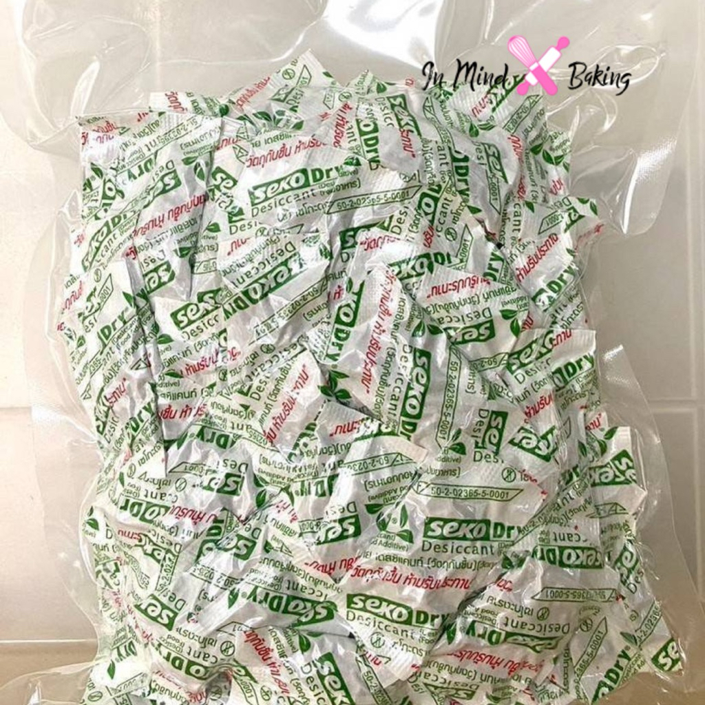 (แพค100 ชิ้น)ซองกันชื้นใช้กับอาหาร SEKO จากฝรั่งเศส ปลอดภัยต่ออาหาร food grade ป้องกันเชื้อรา รักษาค