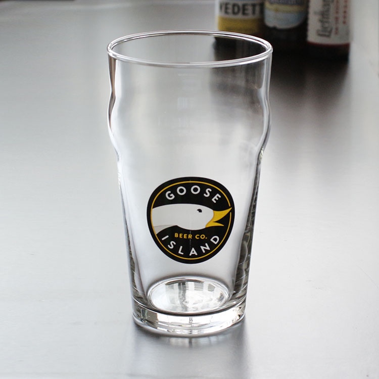 แก้วเบียร์ Goose Island สำหรับคราฟต์เบียร์ และเครื่องดื่มเย็น ทำจากแก้วใสคุณภาพสูง