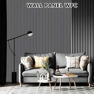 【20PCS】ระแนงไม้เทียมWPC ตกแต่งผนัง ปกป้องผนัง ระแนง ลายไม้ ผนังพื้นหลัง ไม้ระแนง ติดผนัง ไม้ระแนงเทียม ไม้ระแนง