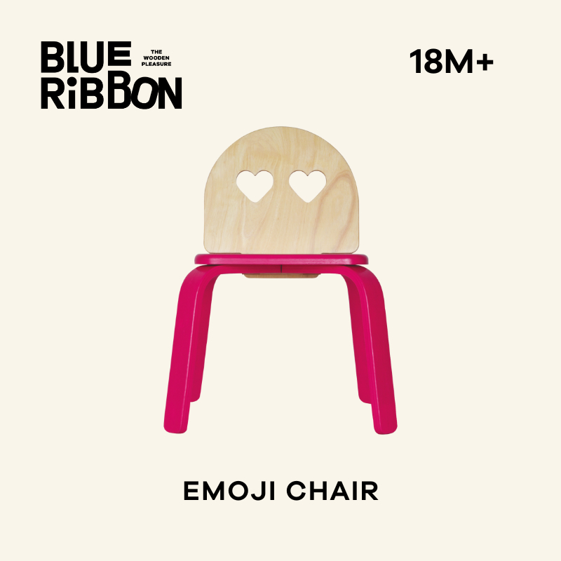 Blue Ribbon Toys เก้าอี้ EMOJI (EMOJI CHAIR) เก้าอี้ไม้สำหรับเด็ก