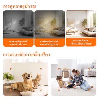 Franwell BQ8 Dual WIFI CCTV กล้องวงจรปิด ไร้สาย Homeเด็กและผู้สูงอายุ กล้องวงจรปิดไร้สาย 2K พาโนรามา360° AI+IR