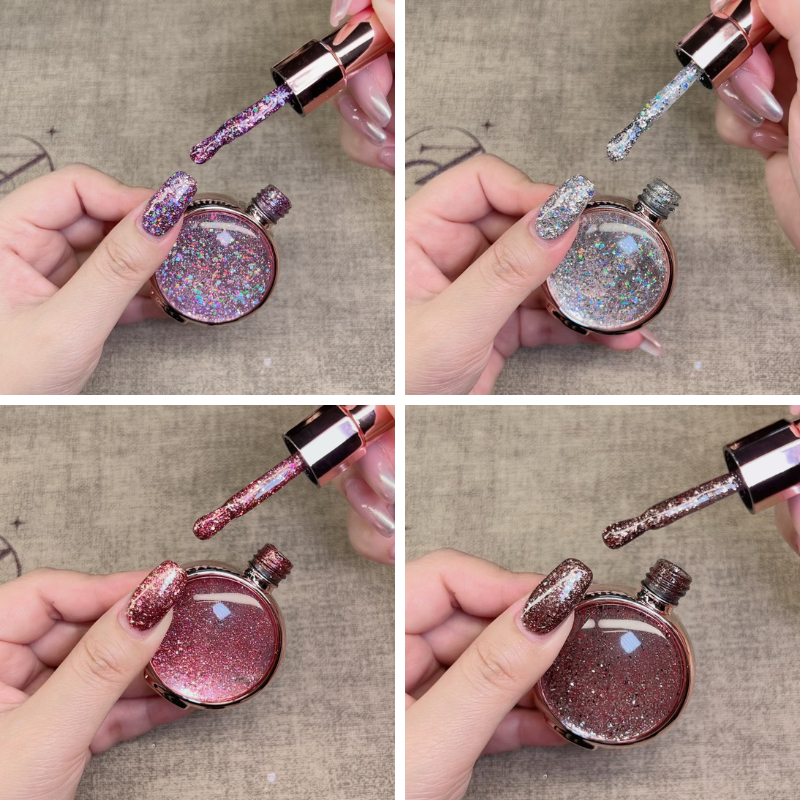 แยกขวด / Glitter summer girl 8 สีรุ่นใหม่ ล่าสุด