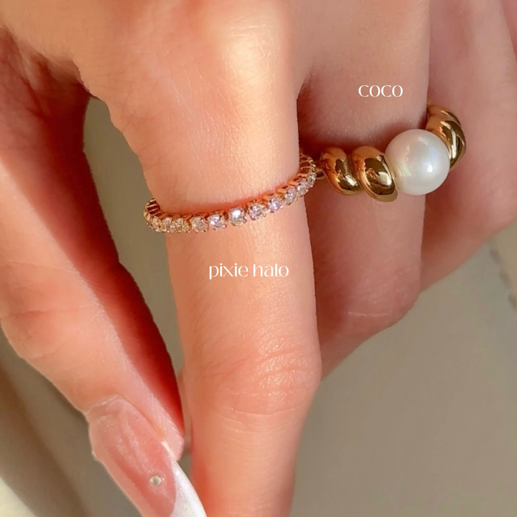 gigaglam pixie halo ring | แหวนไม่ลอกไม่ดำ
