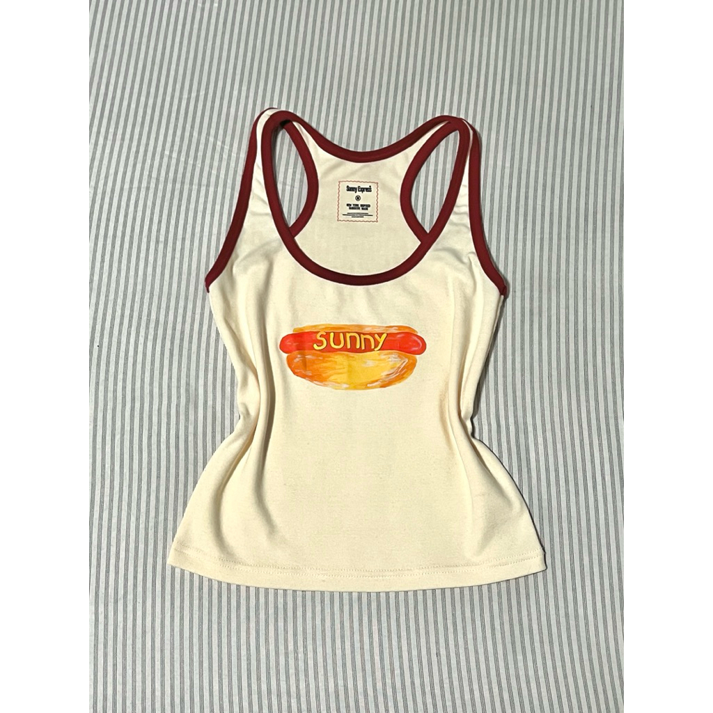 (ลดเพิ่ม20%)❤️🌭 ส่งต่อเสื้อกล้ามร้าน sunny express size m🌞🪽