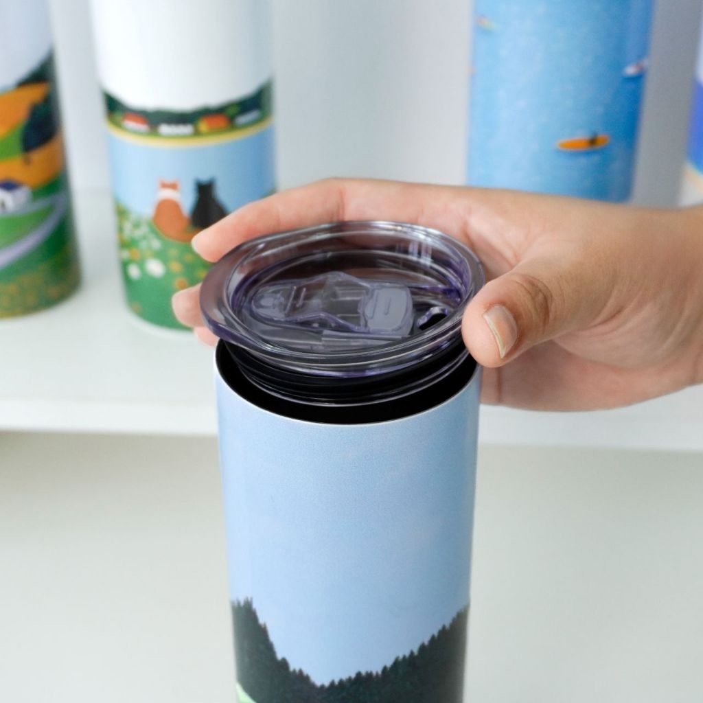กระบอกน้ำเก็บความเย็น Skinny Tumbler พิมพ์ลาย Vacation Collection ราคา ถูกที่สุด ดีลบีเคเค แกลเลอรีภาพที่ 6