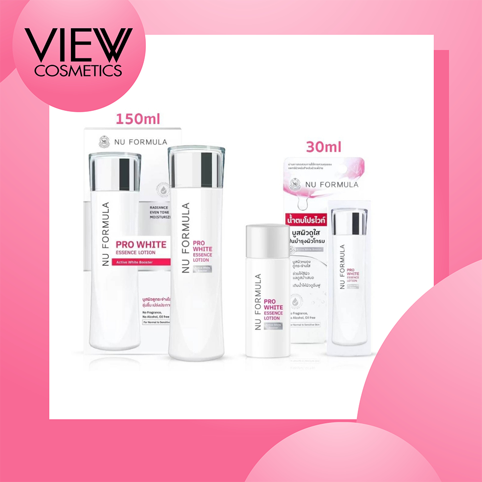 NU FORMULA Pro White Essence Lotion น้ำตบบูสผิวหมองให้กระจ่างใส ด้วย 5D whitening
