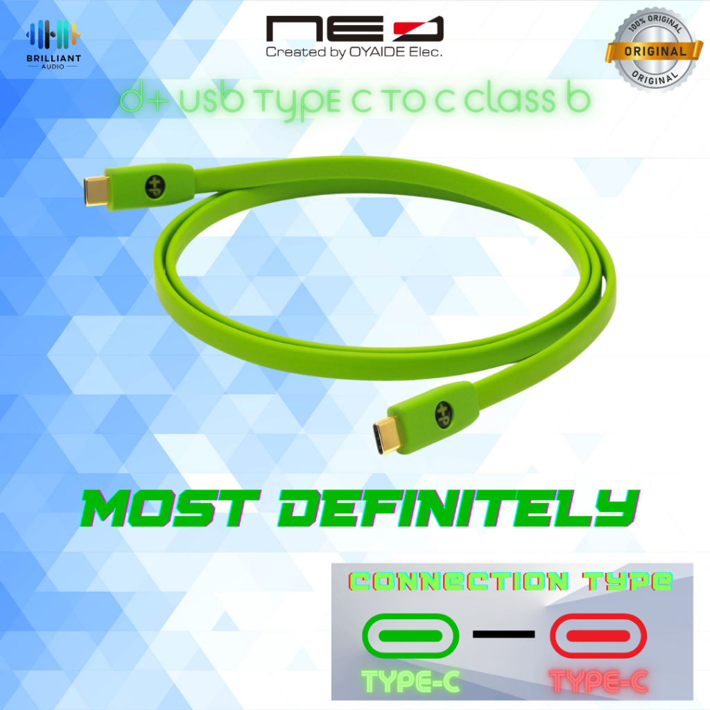 NEO™ (Created by OYAIDE Elec.) d+ USB Type-C-to-C Class B