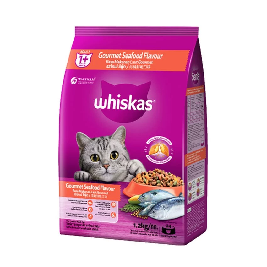 Whiskas Pockets อาหารแมวเม็ด 2 ถุง ขนาด 1.1 กก. thumbnail 6