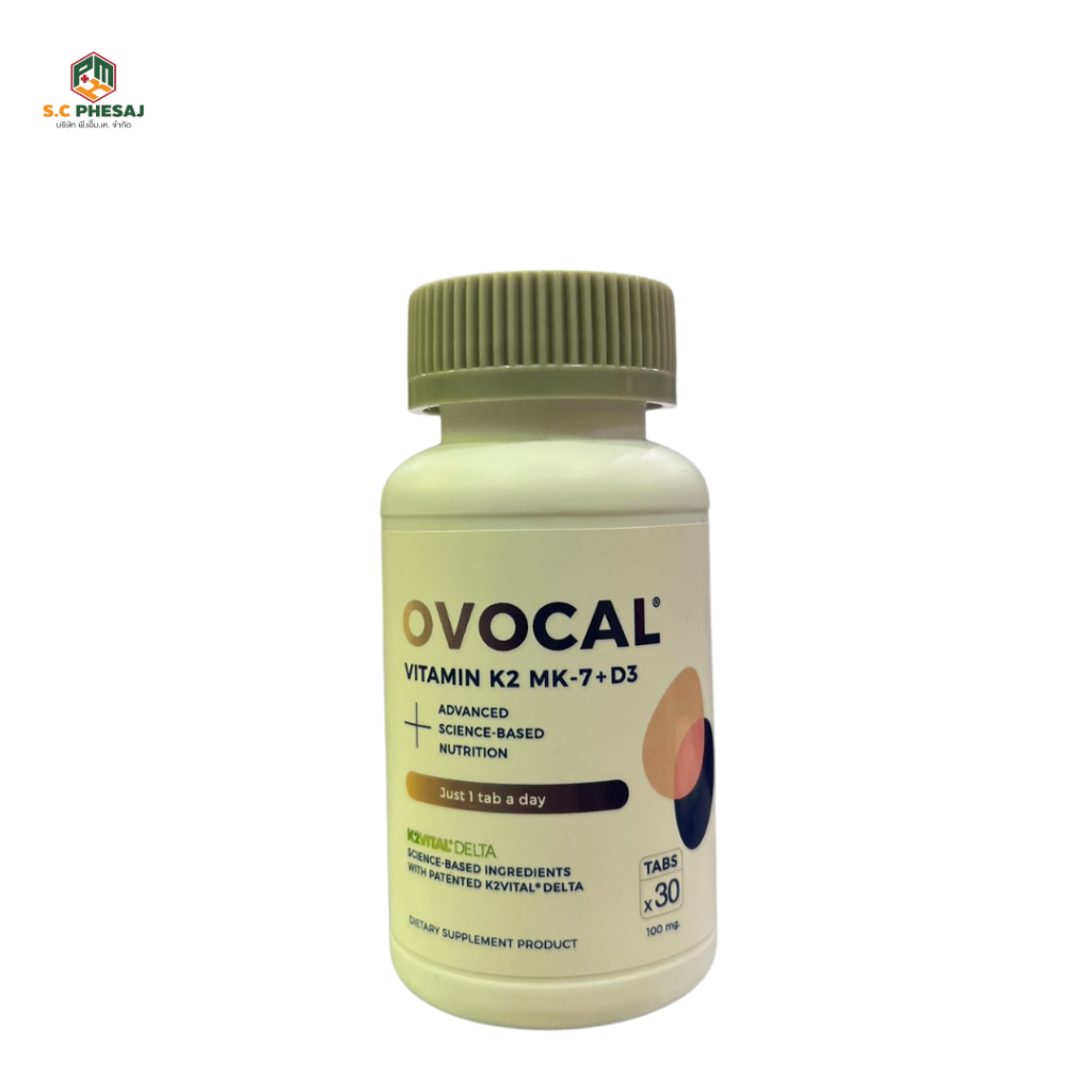 OVOCAL VITAMIN K2 MK7+D3 30 TABS