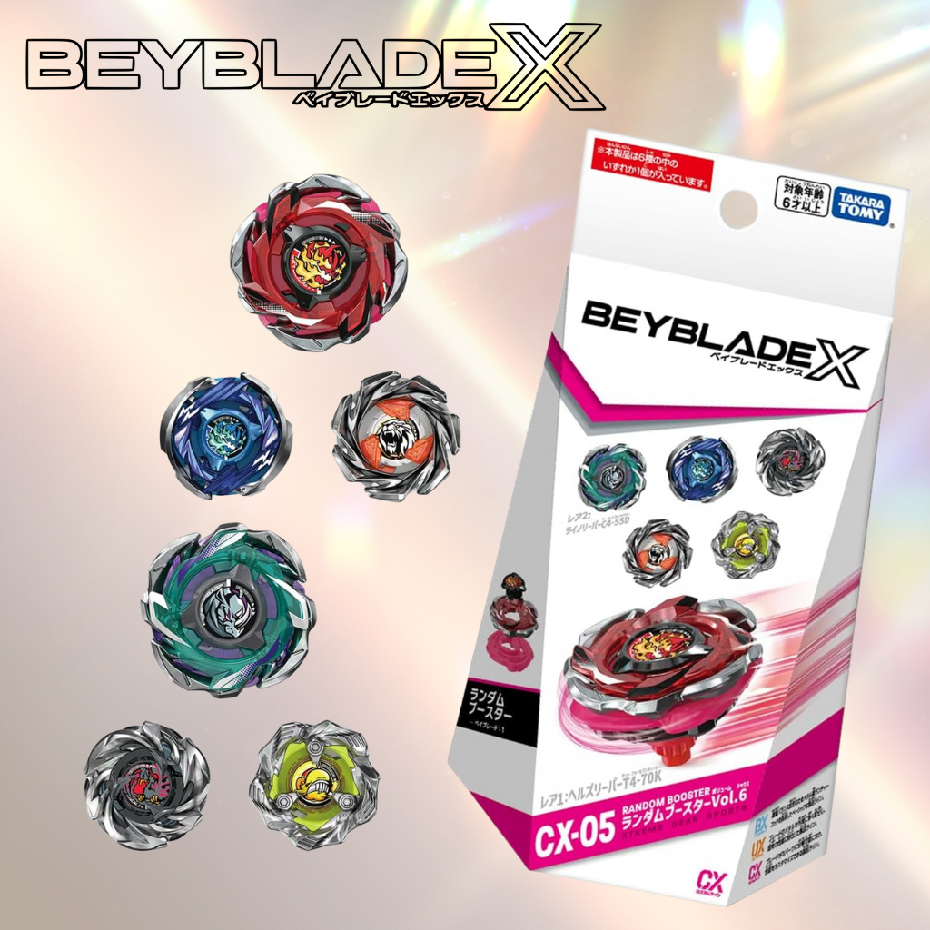 BEYBLADE X CX-05 Random Booster Vol. 6