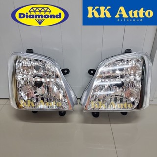 ไฟหน้า โคมไฟหน้า อีซูซุ ดีแมกซ์ ISUZU DMAX  ปี2002-2006 ไฟตา…