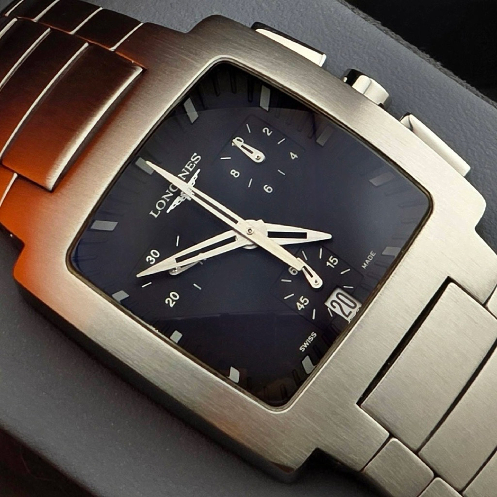 Longines Oposition Chronograph L3.128.4 Tank Watch