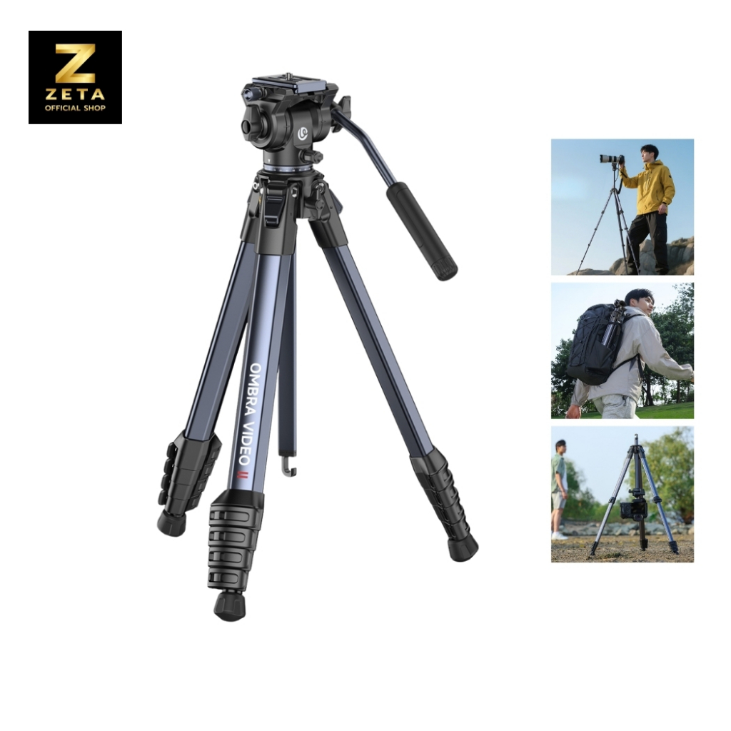 Ulanzi OMBRA Video II Travel Tripod ขาตั้งกล้อง สายเที่ยว ระบบ Arca รับน้ำหนัก 10kg ถ่ายวิดีโอ Vlog