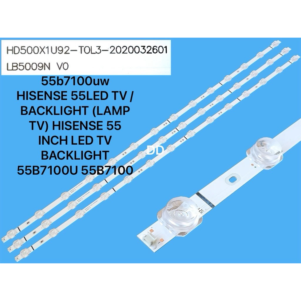 55b7100uw HISENSE 55LED TV /BACKLIGHT (LAMP TV) HISENSE 55 INCH LED TV BACKLIGHT 55B7100U 55B7100