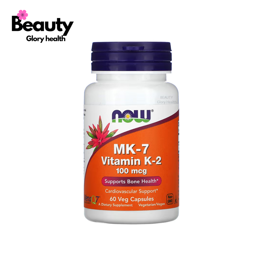 NOW Foods, MK-7 Vitamin K-2, 100 mcg, 60 Veg Capsules