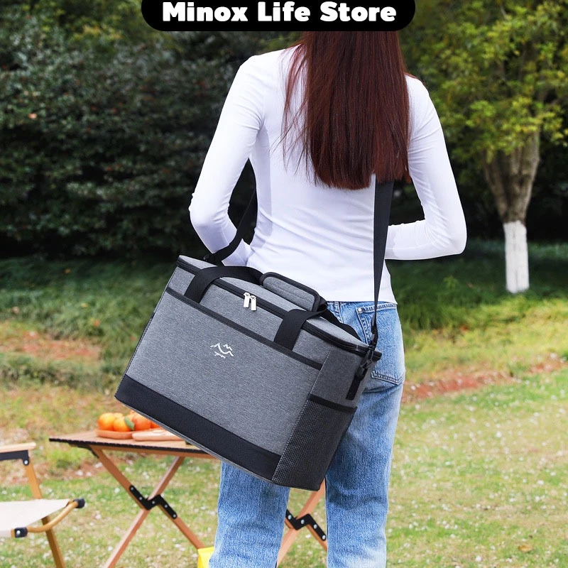 กระเป๋าเก็บความเย็น ร้อน 30L Cooler Bag สำหรับปิกนิก แคมป์ปิ้ง thumbnail 9
