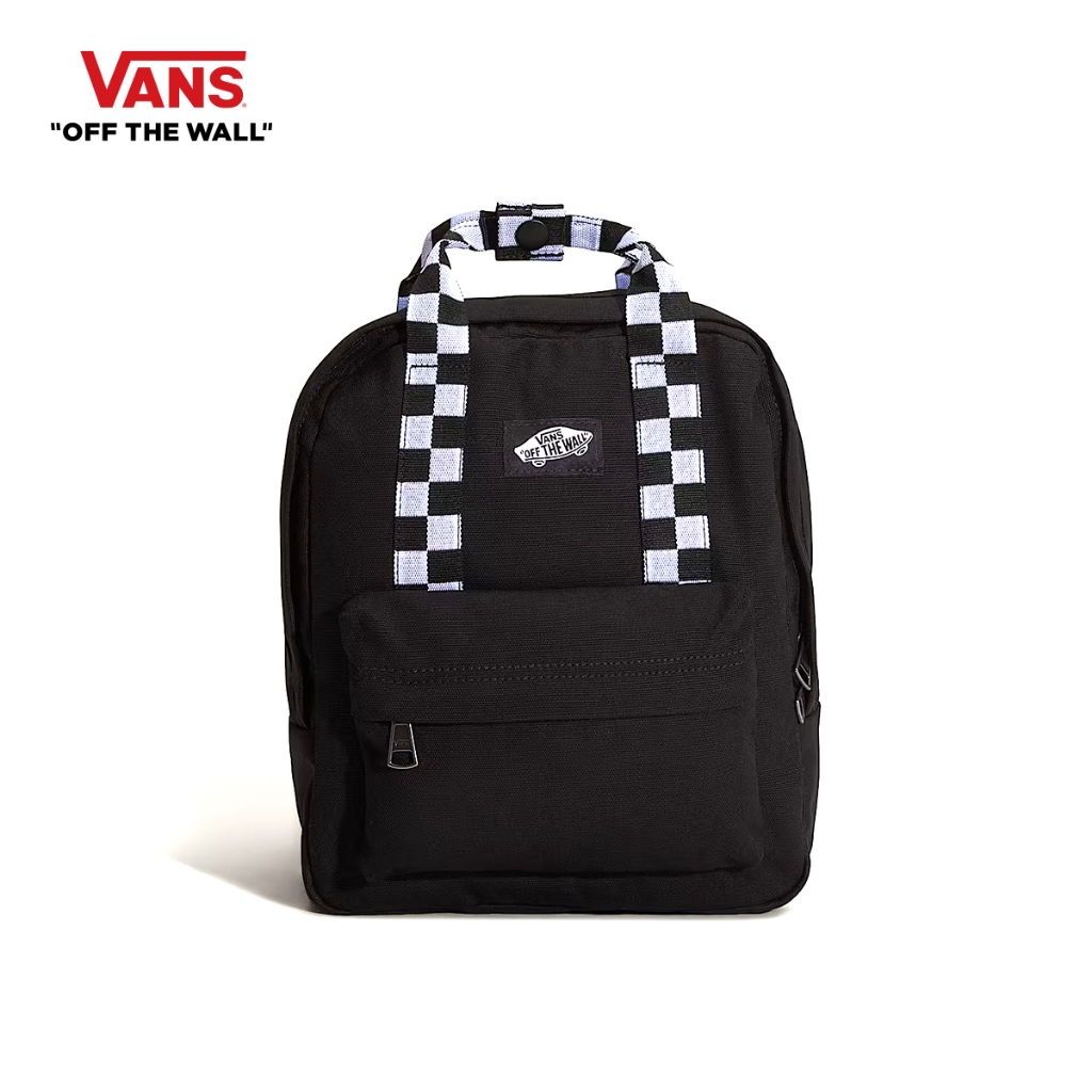 VANS LOW KEY MINI BACKPACK - BLACK/WHITE กระเป๋าเป้ สะพายหลัง ชาย หญิง