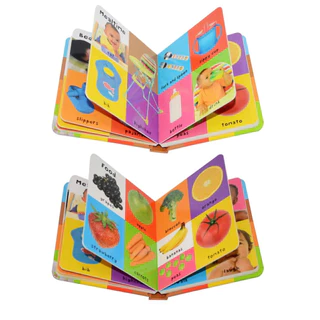 หนังสือเด็ก 100 First word board book หนังสือภาษาอังกฤษเด็กเล็ก เริ่มต้นฝึกอ่าน vocaburaly first skills(03007032)