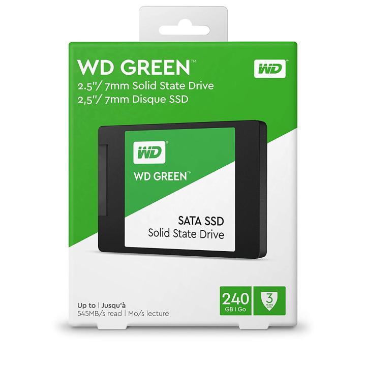 WD SSD SATA Green 240GB ประกันศูนย์ไทย รุ่น WDSS240G2G0A