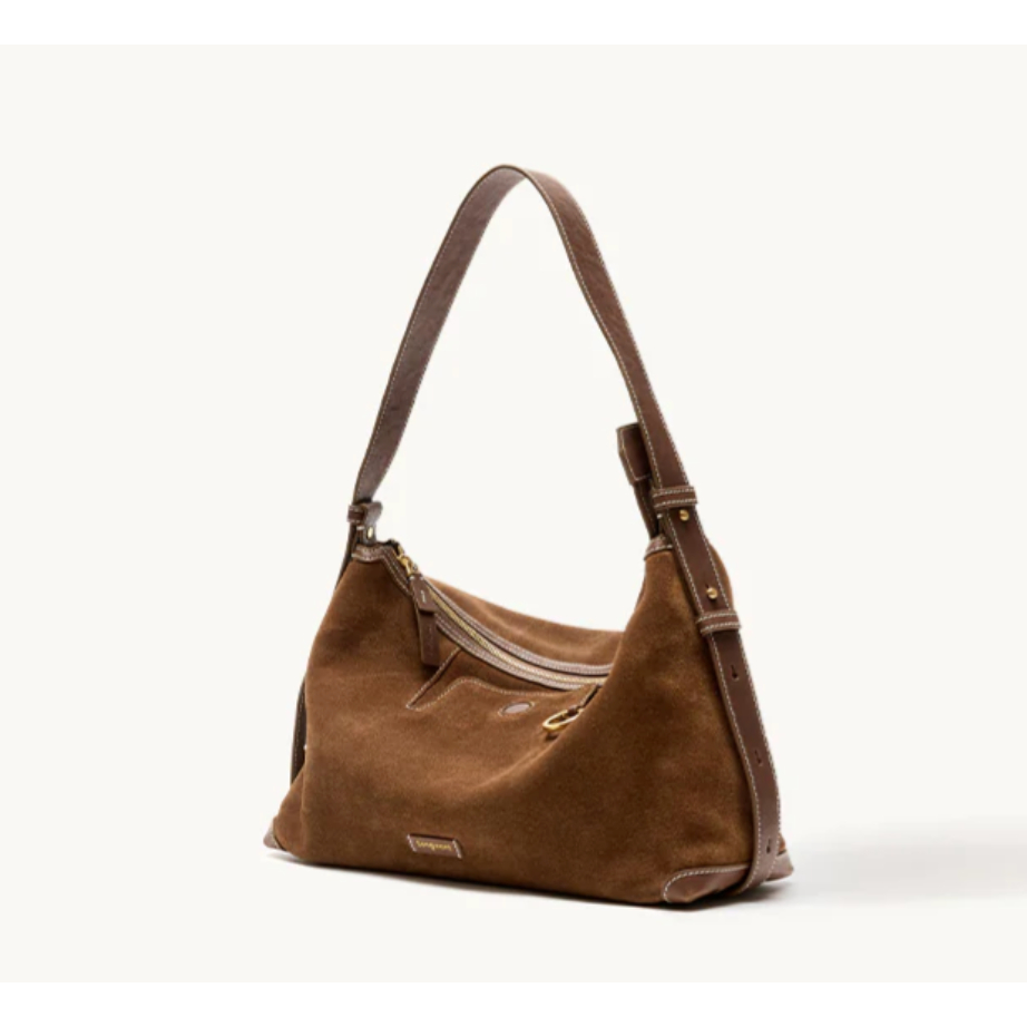 Songmont | Yore hobo - S - Suede Brown (Minimal version) (พร้อมส่ง)