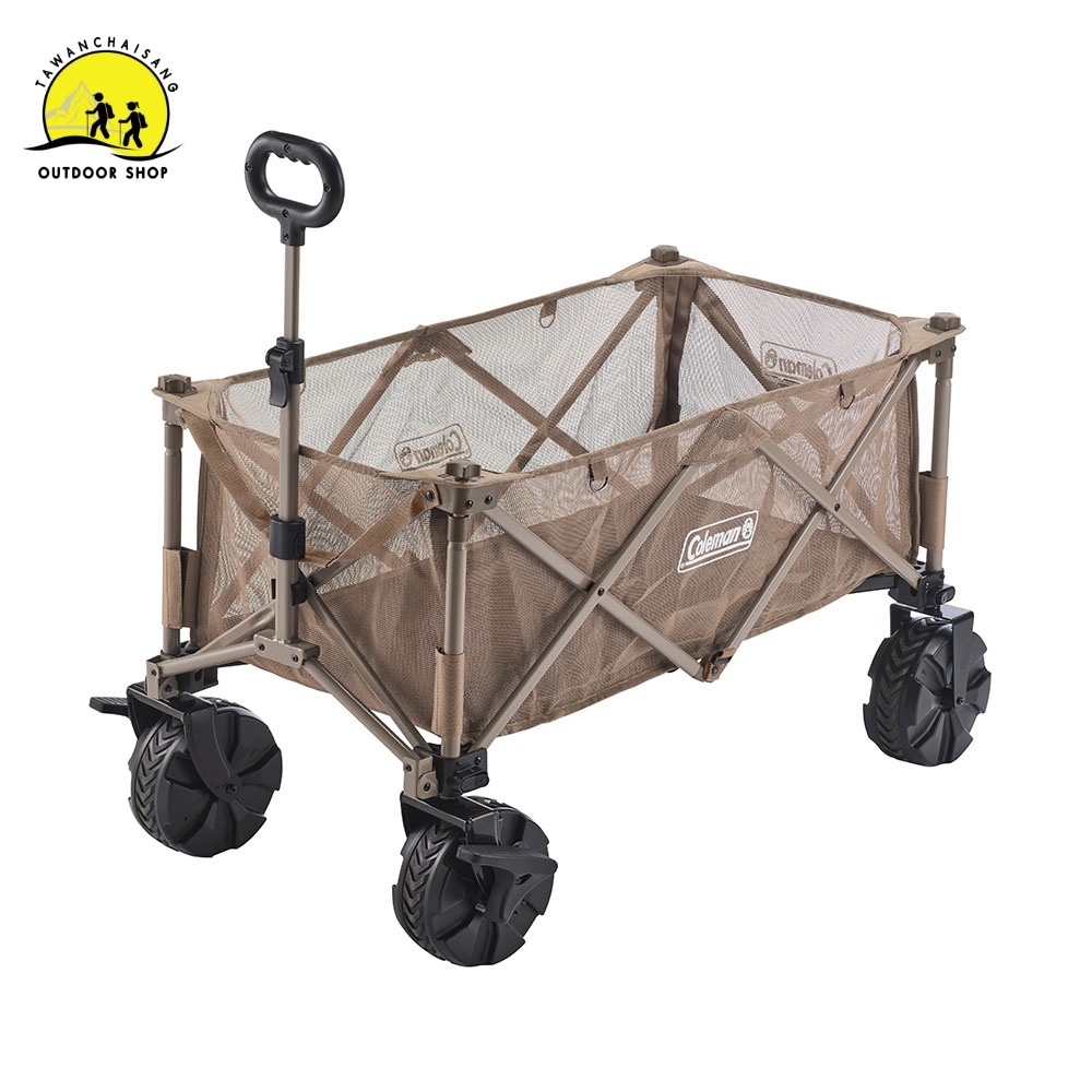 รถเข็น รถลากColeman Wagon Max Model (2185865)รถเข็นเอนกประสงค์แบบพับเก็บได้ ล้อขนาดใหญ่