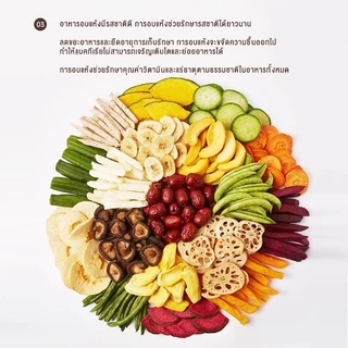 Phlinice เครื่องอบผลไม้แห้ง แบบ 5 ชั้น ใหญ่ เครื่องถนอมอาหาร ด้วยลมร้อน อบผลไม้แห้ง อบเนื้อแห้ง