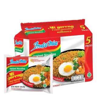บะหมี่อินโด บะหมี่สำเร็จรูป หมี่โกเร็ง 1 แพ็คบรรจุ 5 ซองมีหลายรสให้เลือก 2 รสชาติ
