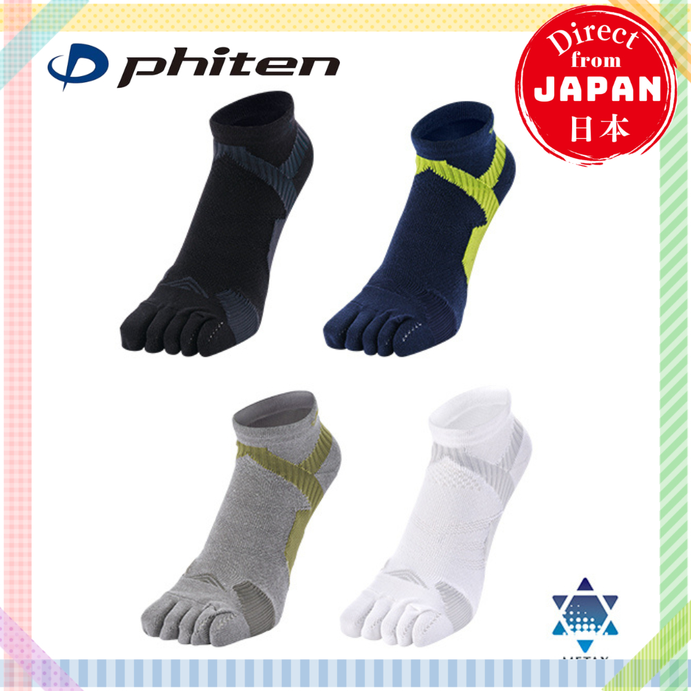 phiten SOCKING five-toe socks / sports socks 【ตรงจากประเทศญี่ปุ่น】