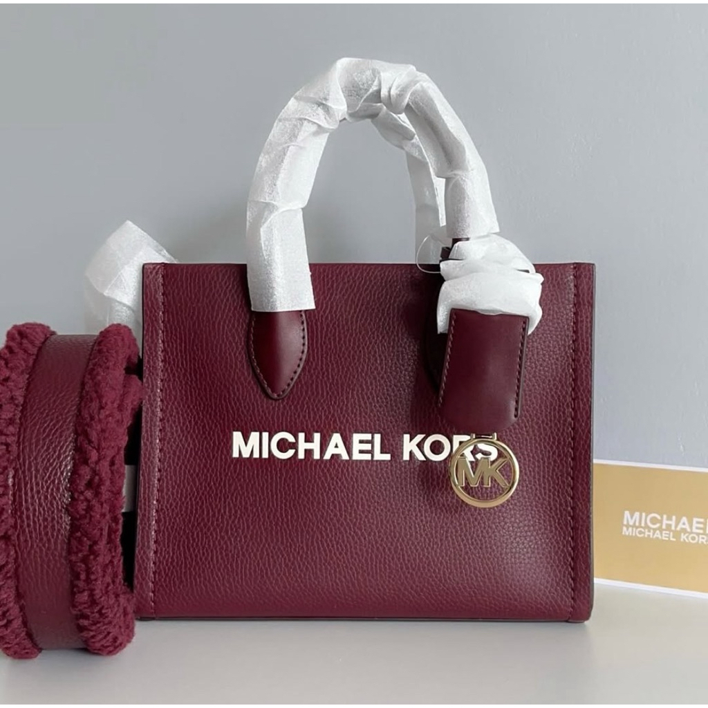 คป 🎀(สด-ผ่อน) 35F4G7ZC5L สายขน / 35S4G7ZC5L สีแดง เอ็มแค Mirella Small Crossbody Tote Bag