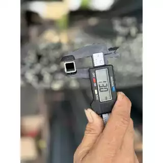 ท่อเหลี่ยมกัลวาไนซ์ ขนาด 1/2"x1/2" นิ้ว มาตรฐาน มอก. หนา 1, 1.1 ความยาว 100-200 ซม