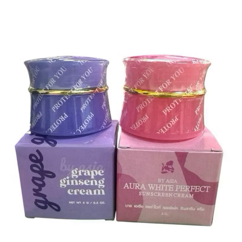 ครีมโสมองุ่น by Asia กลางวันและกลางคืน ของแท้ ปริมาณ 5 กรัม